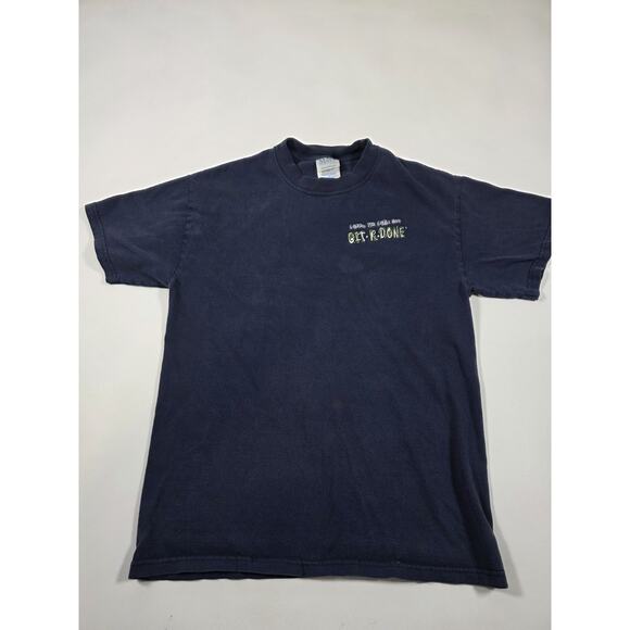 Vintage 2000s Git-R-Done 4×4 Muddin Larry The Cable Guy Shirt Medium - Picture 3 of 5